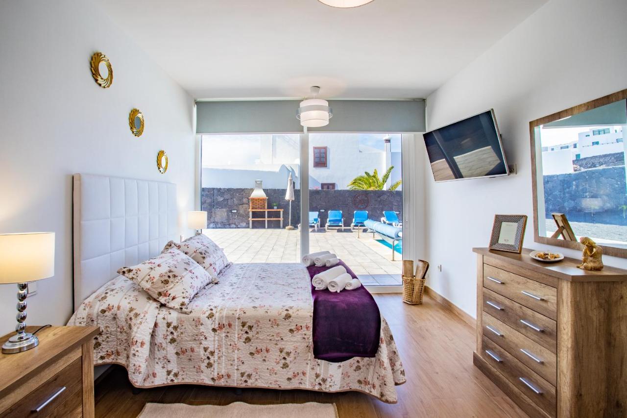 Eslanzarote Eco Villa Tony, Heated Pool, Jacuzzi, Sat Tv, Super Wifi La Costa Luaran gambar