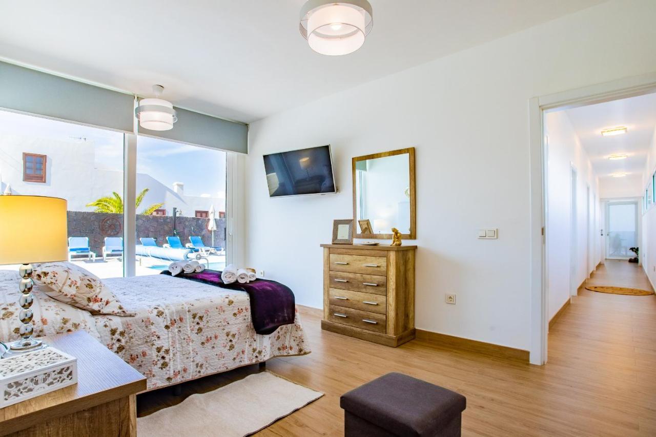 Eslanzarote Eco Villa Tony, Heated Pool, Jacuzzi, Sat Tv, Super Wifi La Costa Luaran gambar