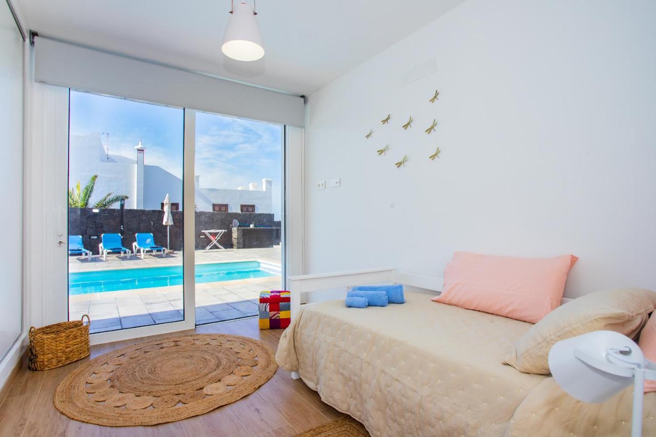 Eslanzarote Eco Villa Tony, Heated Pool, Jacuzzi, Sat Tv, Super Wifi La Costa Luaran gambar