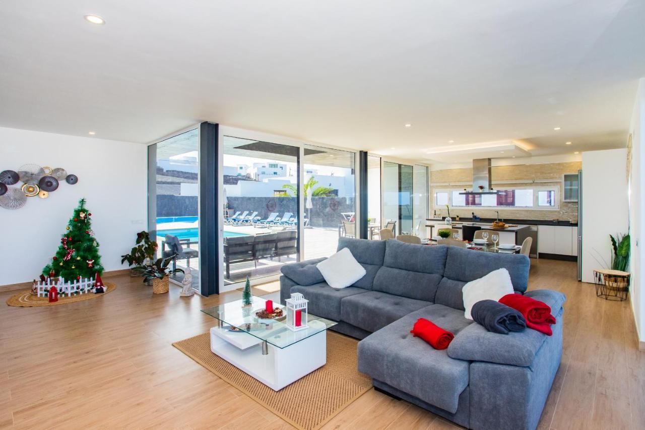 Eslanzarote Eco Villa Tony, Heated Pool, Jacuzzi, Sat Tv, Super Wifi La Costa Luaran gambar