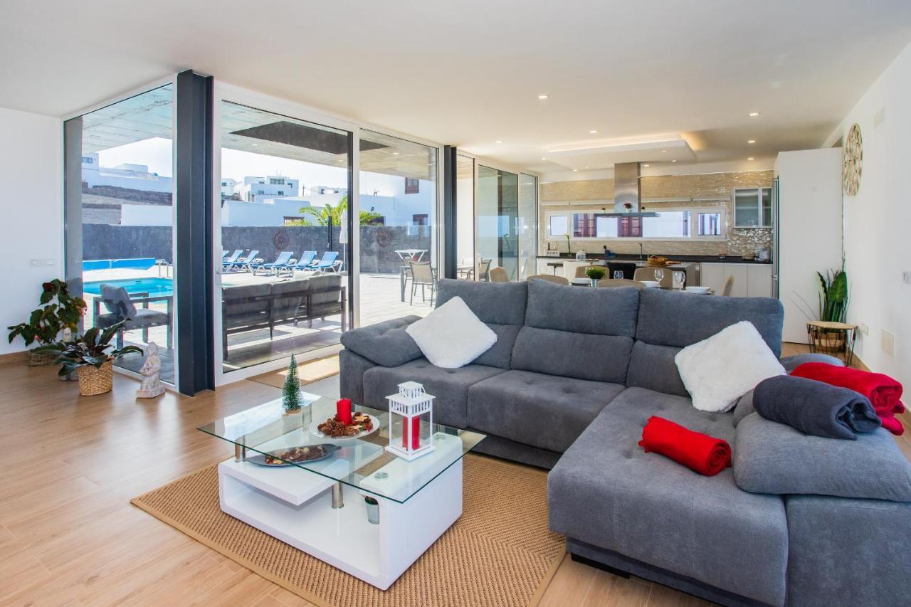 Eslanzarote Eco Villa Tony, Heated Pool, Jacuzzi, Sat Tv, Super Wifi La Costa Luaran gambar
