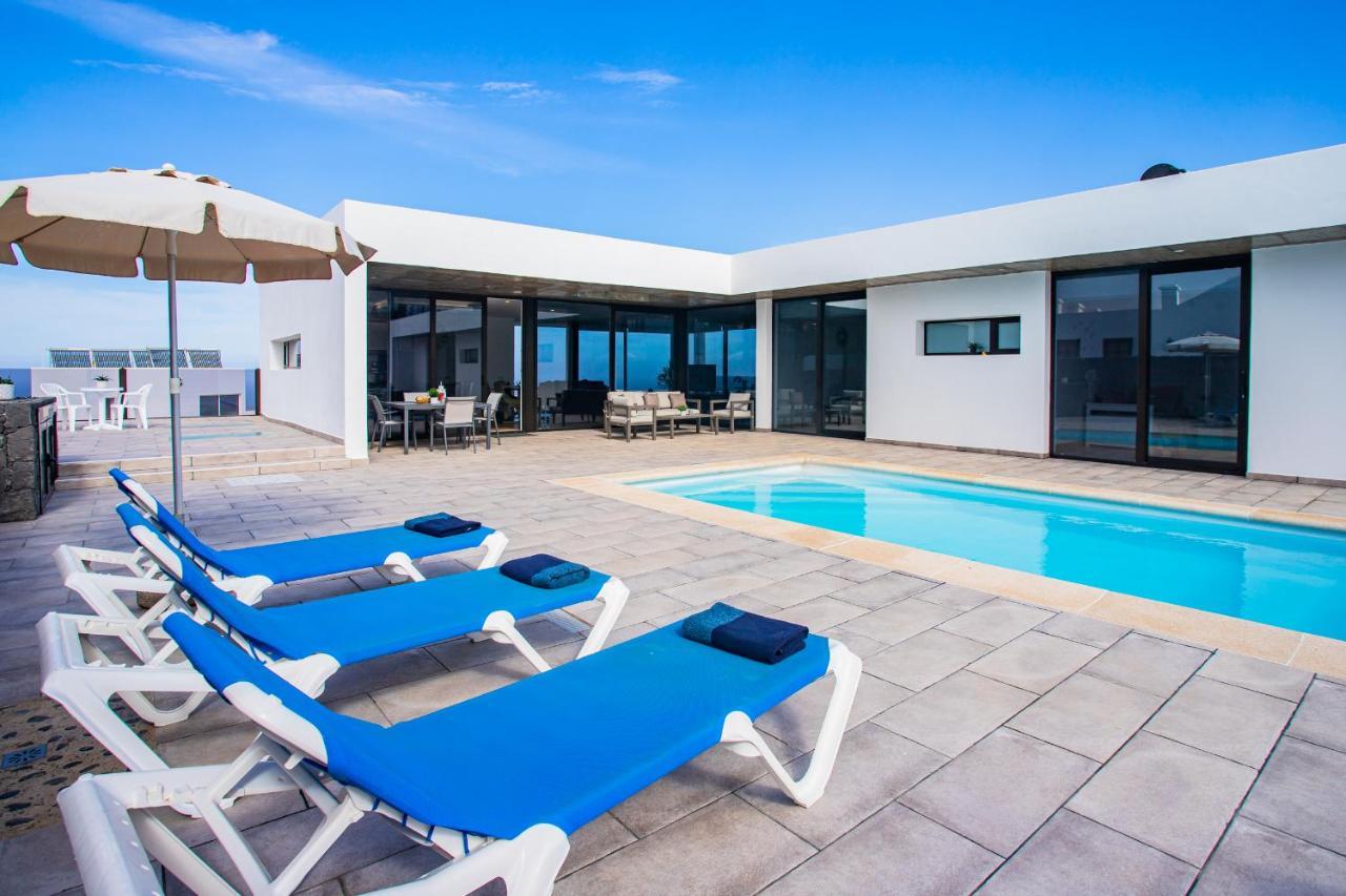 Eslanzarote Eco Villa Tony, Heated Pool, Jacuzzi, Sat Tv, Super Wifi La Costa Luaran gambar
